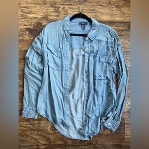 Denim button up